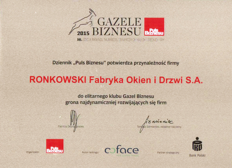 Gazele Biznesu 2015