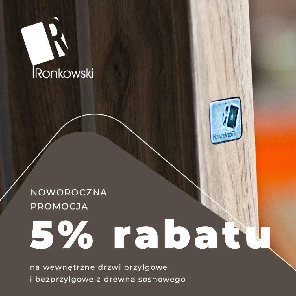 Noworoczna promocja na drzwi wewnętrzne Ronkowski